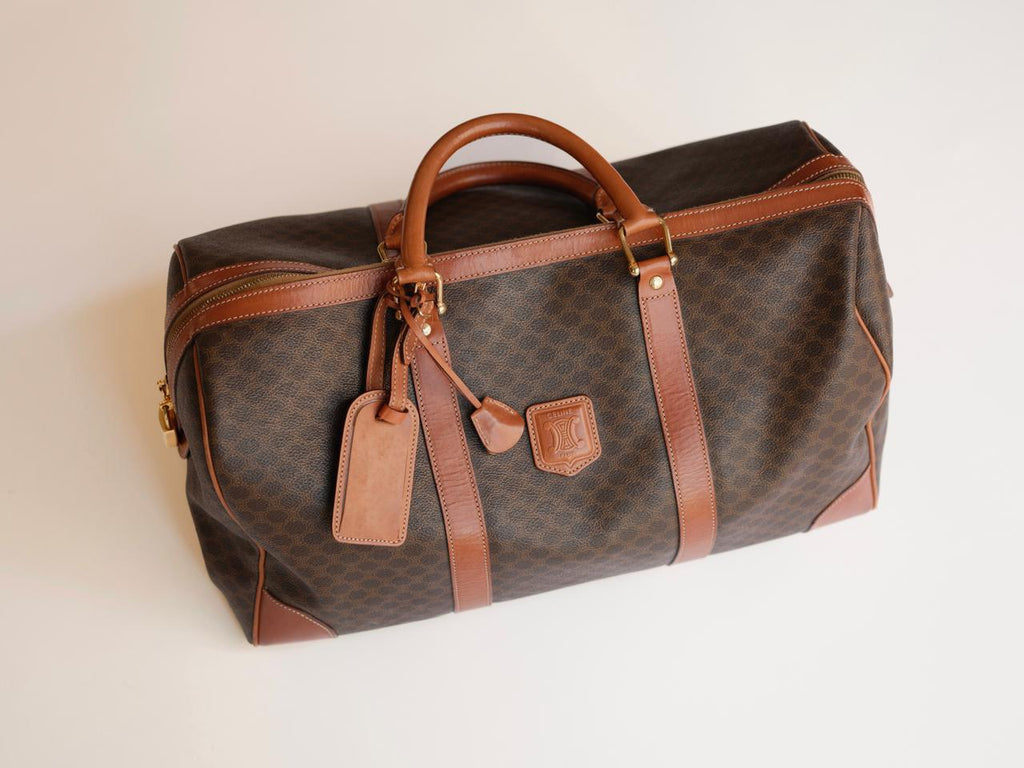 90s Celine Monogram travel bag