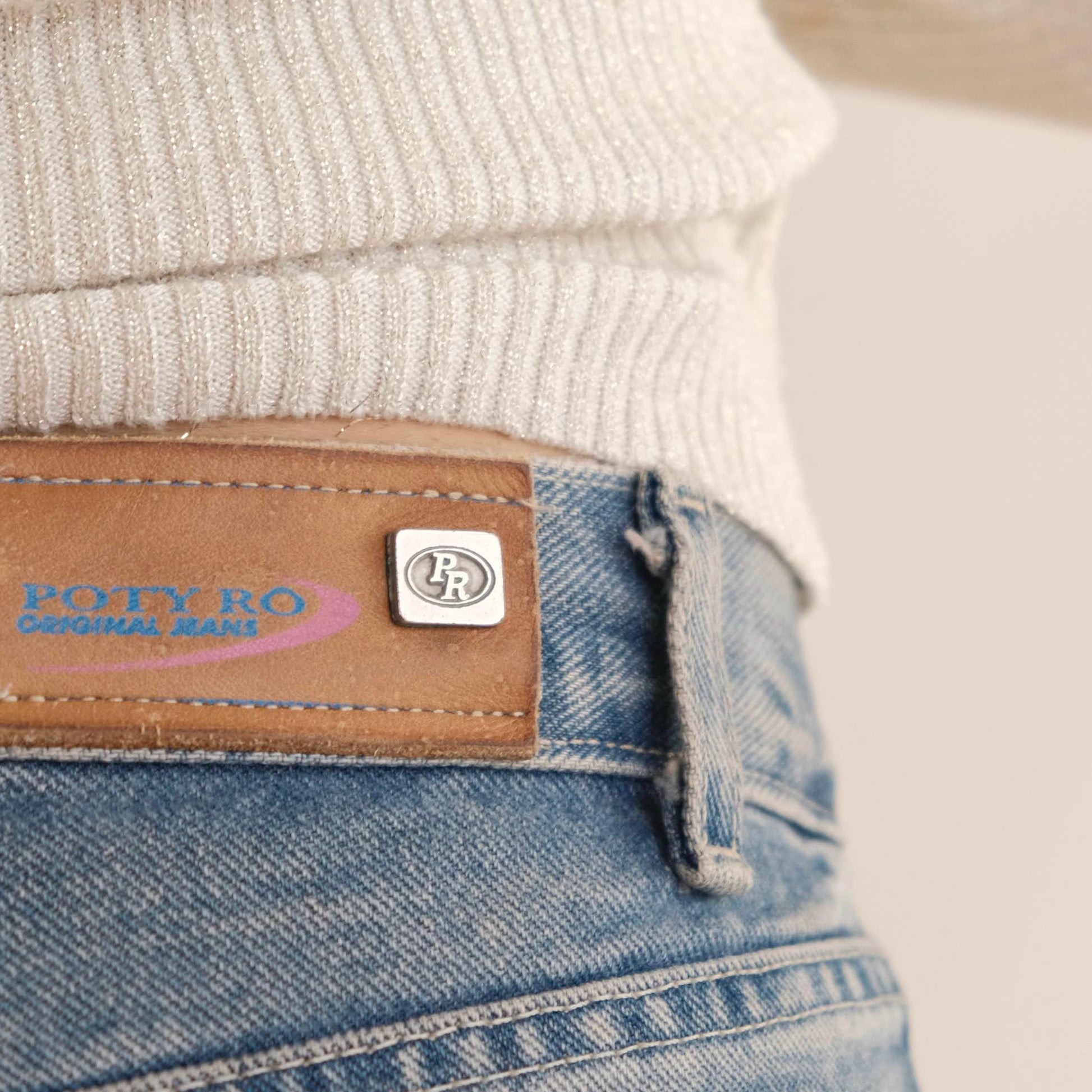 Y2K Ribbed Buttoned Knit