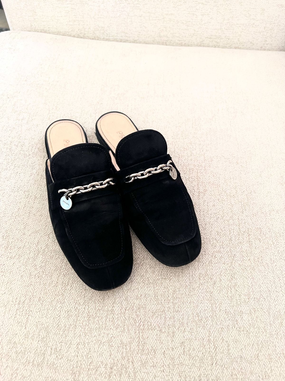 Suede Prada Loafers