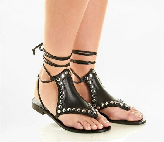 Saint Laurent Studded Sandals