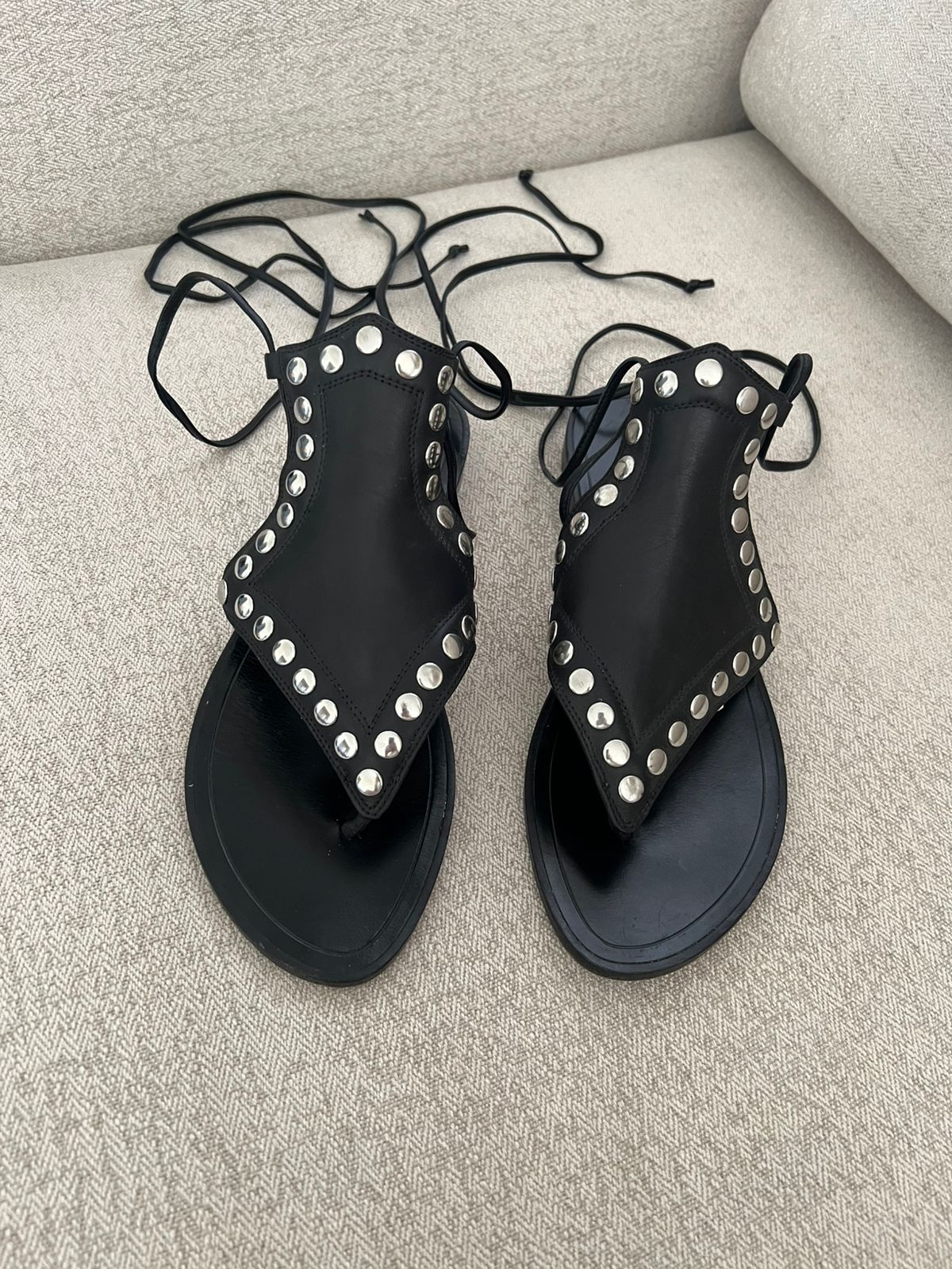Saint Laurent Studded Sandals