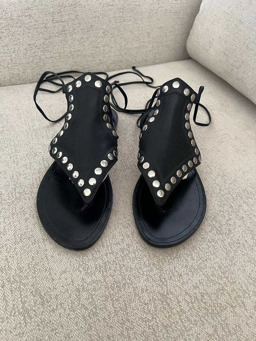 Saint Laurent Studded Sandals