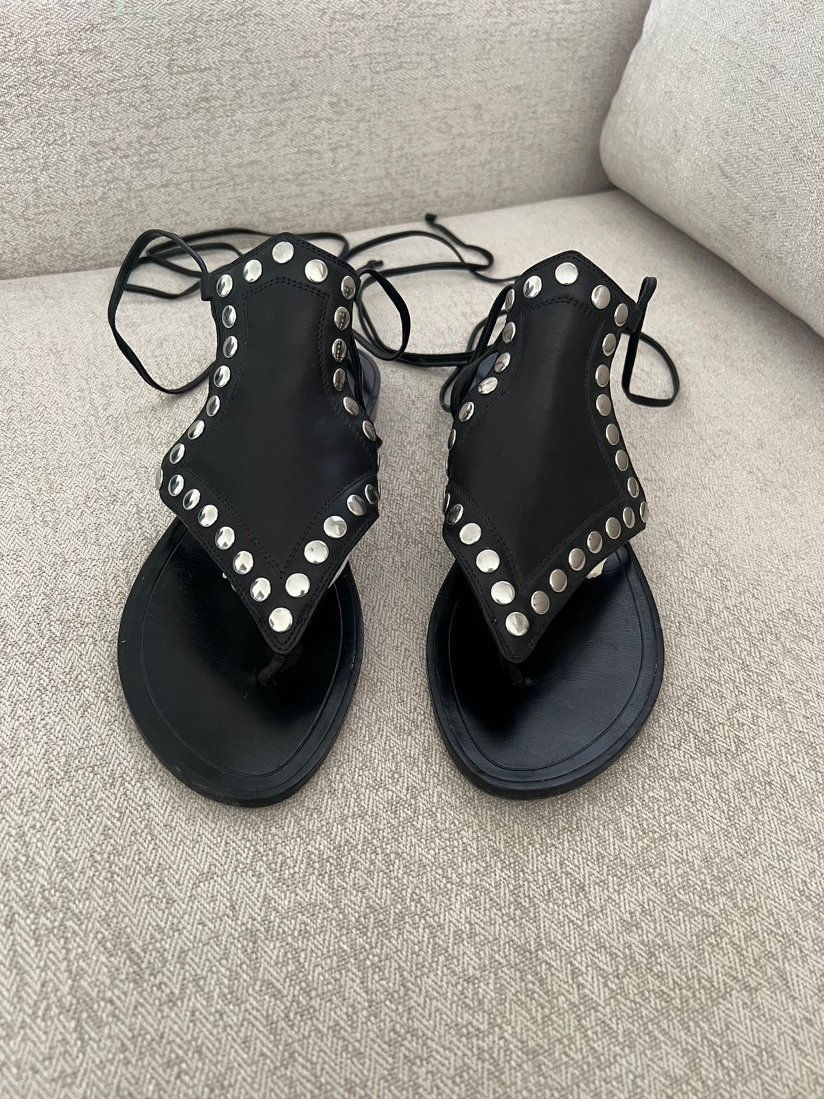 Saint Laurent Studded Sandals