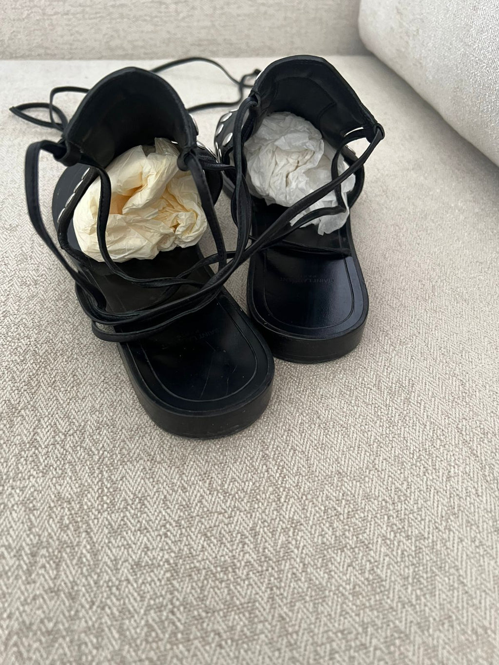 Saint Laurent Studded Sandals