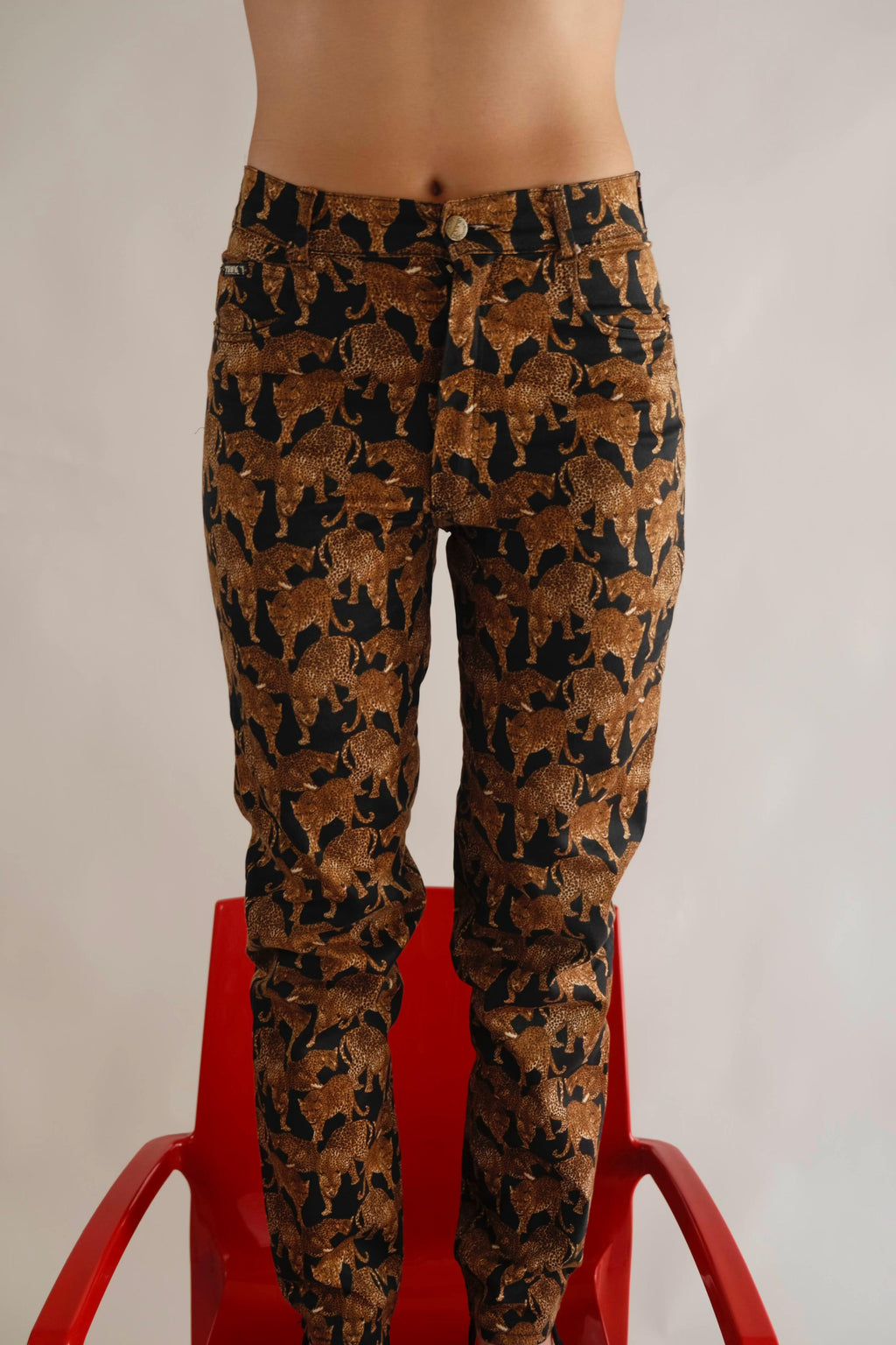 Tark 1 Paris Loapard Print Pants