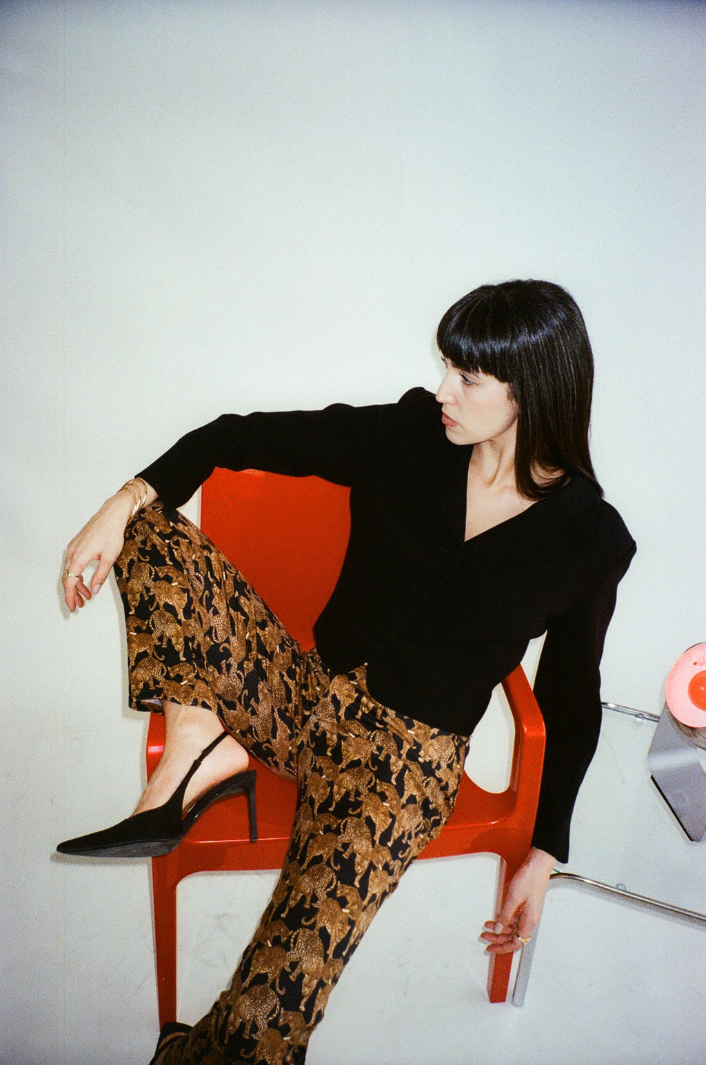 Tark 1 Paris Loapard Print Pants