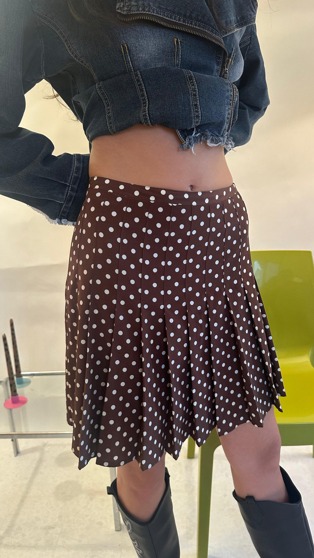 Ange Paris polka dot skirt