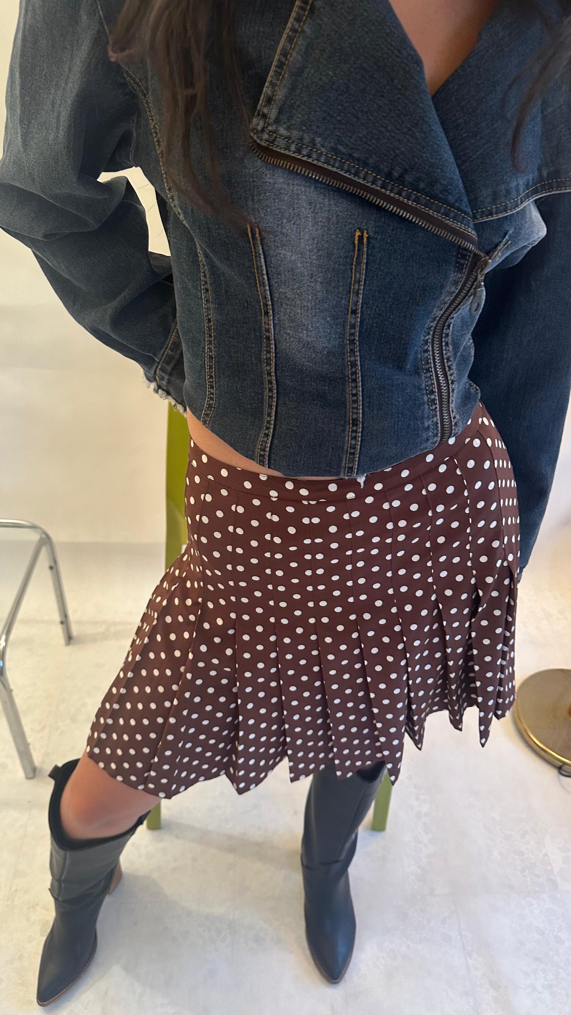 Ange Paris polka dot skirt