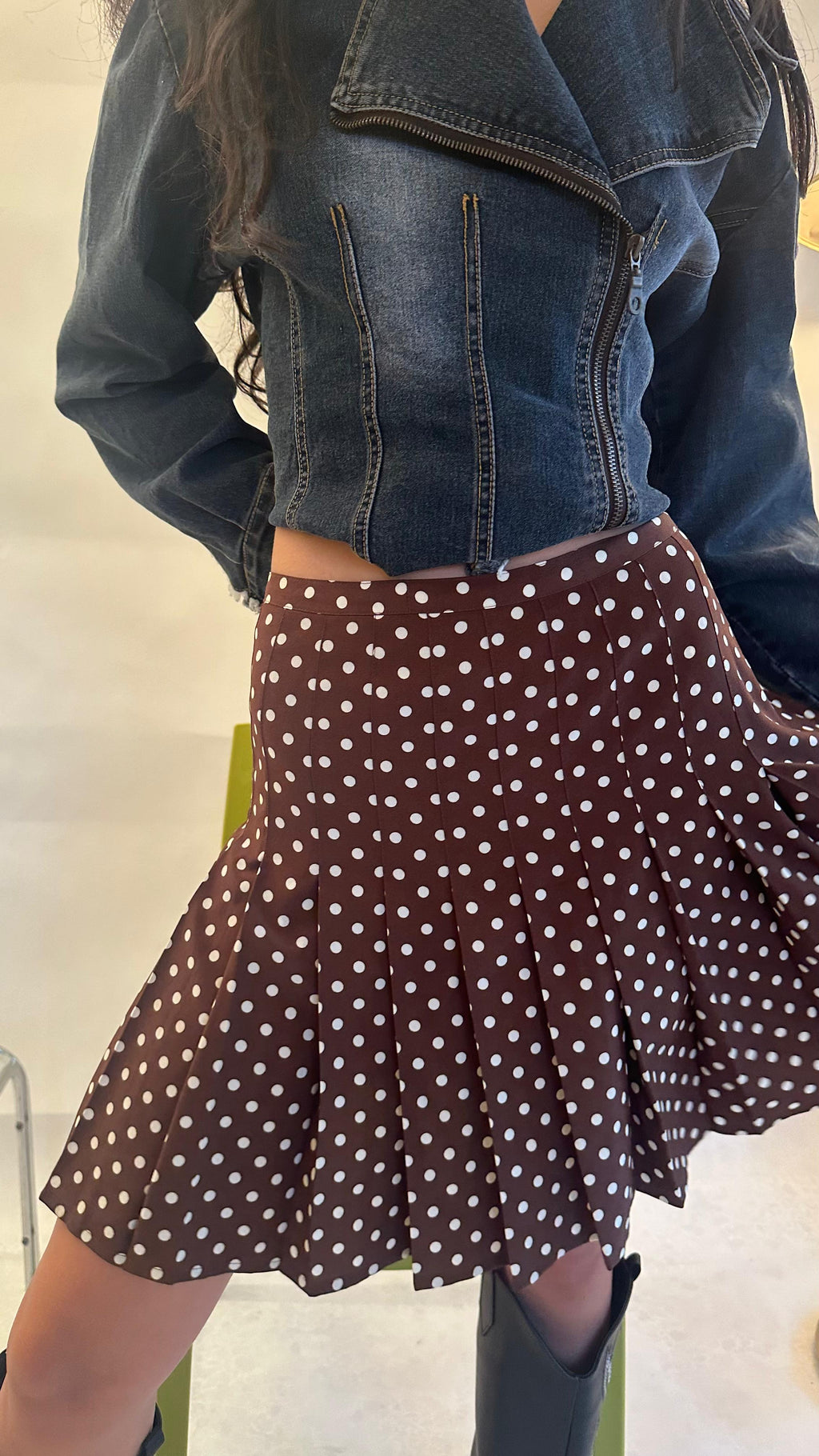 Ange Paris polka dot skirt