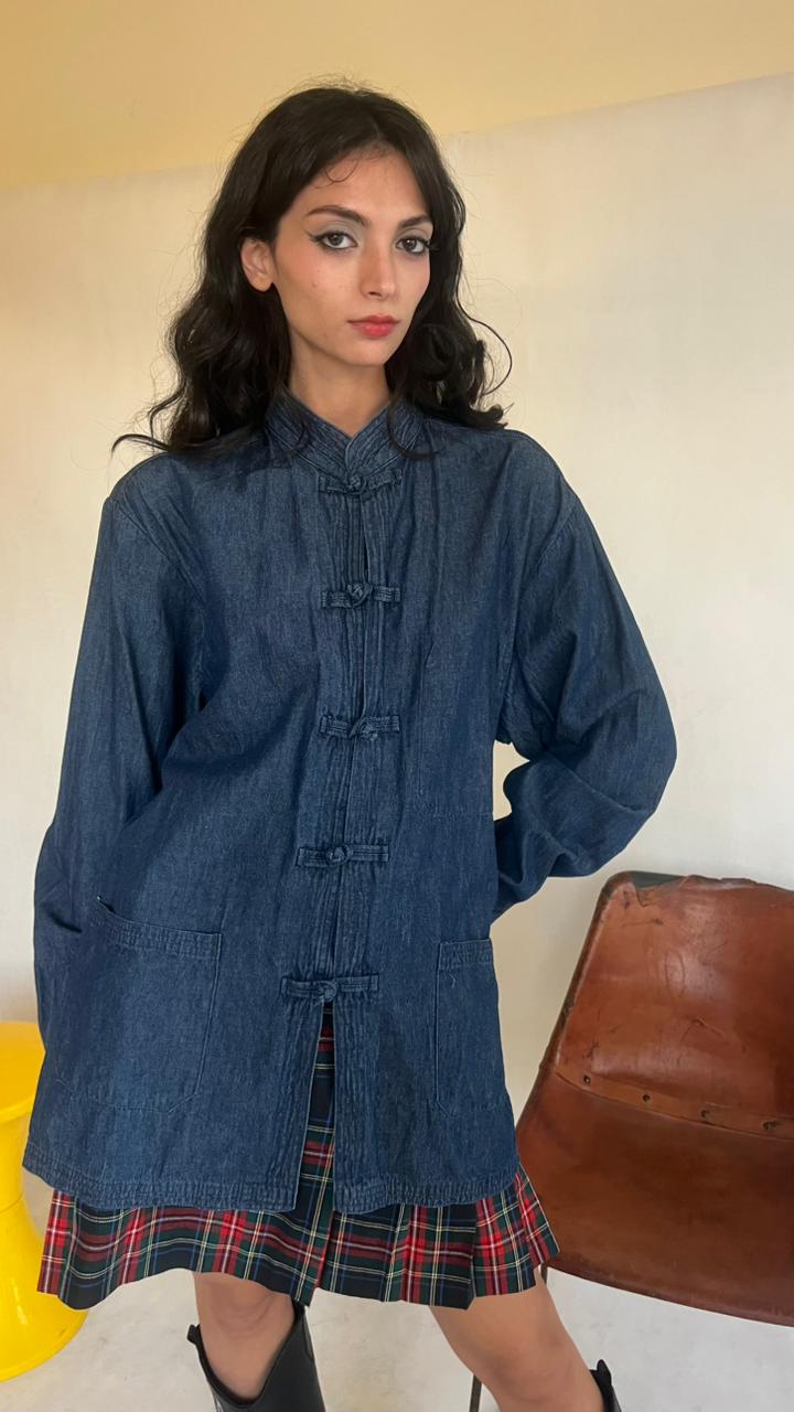 Vintage chinese denim shirt