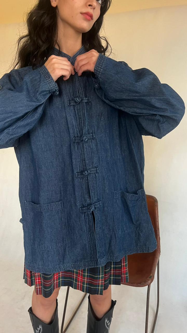 Vintage chinese denim shirt