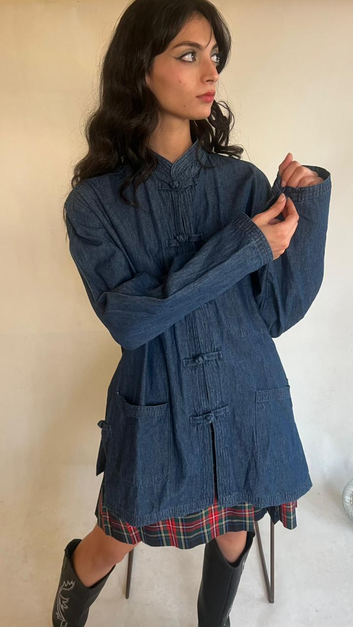 Vintage chinese denim shirt