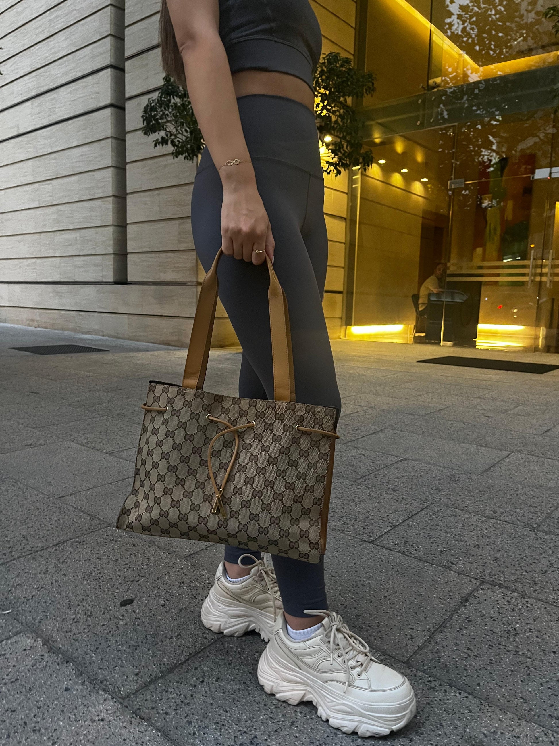 Vintage Gucci tote in GG Supreme Canvas