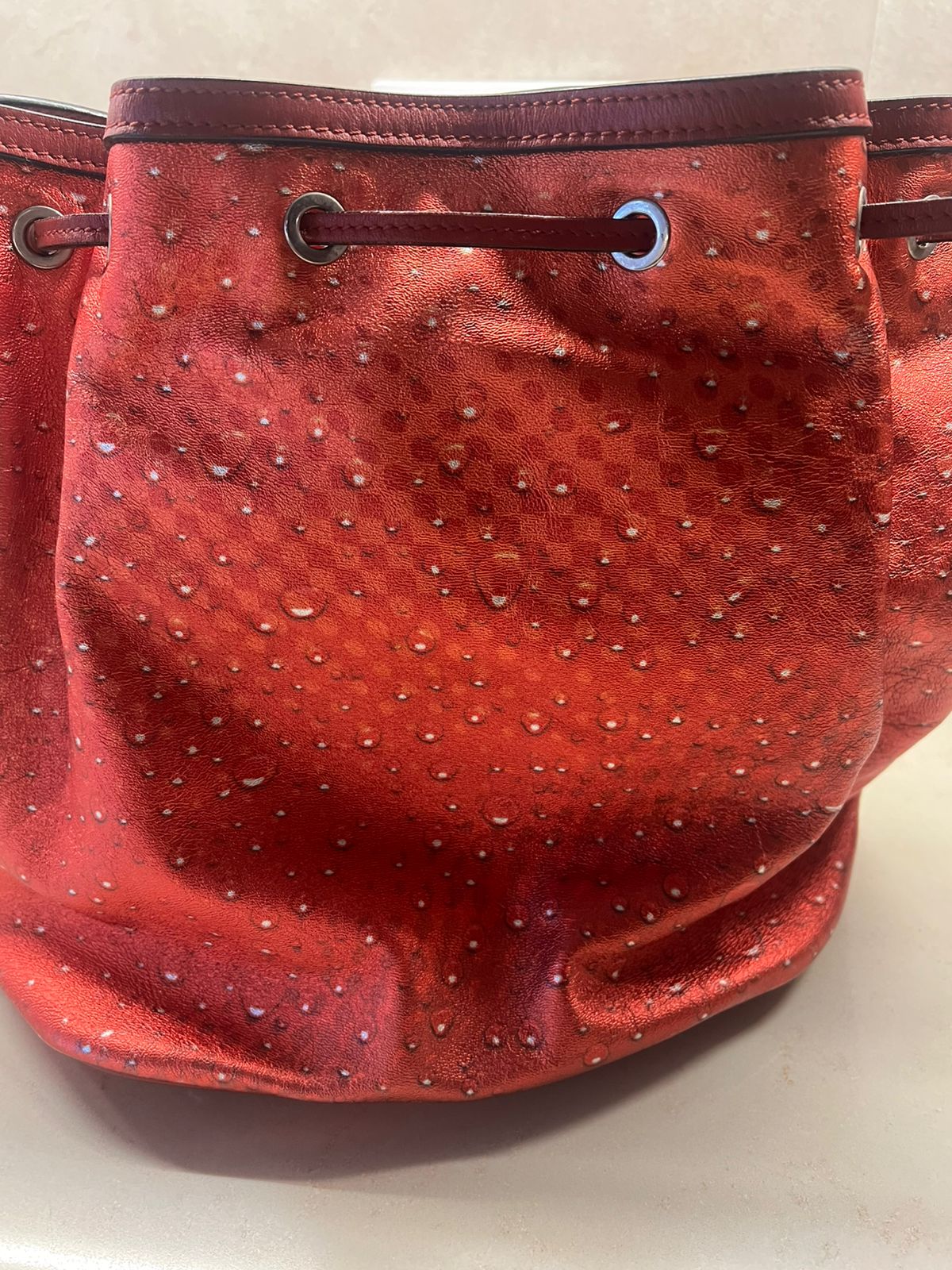 Moschino Red Coca Cola Satchel
