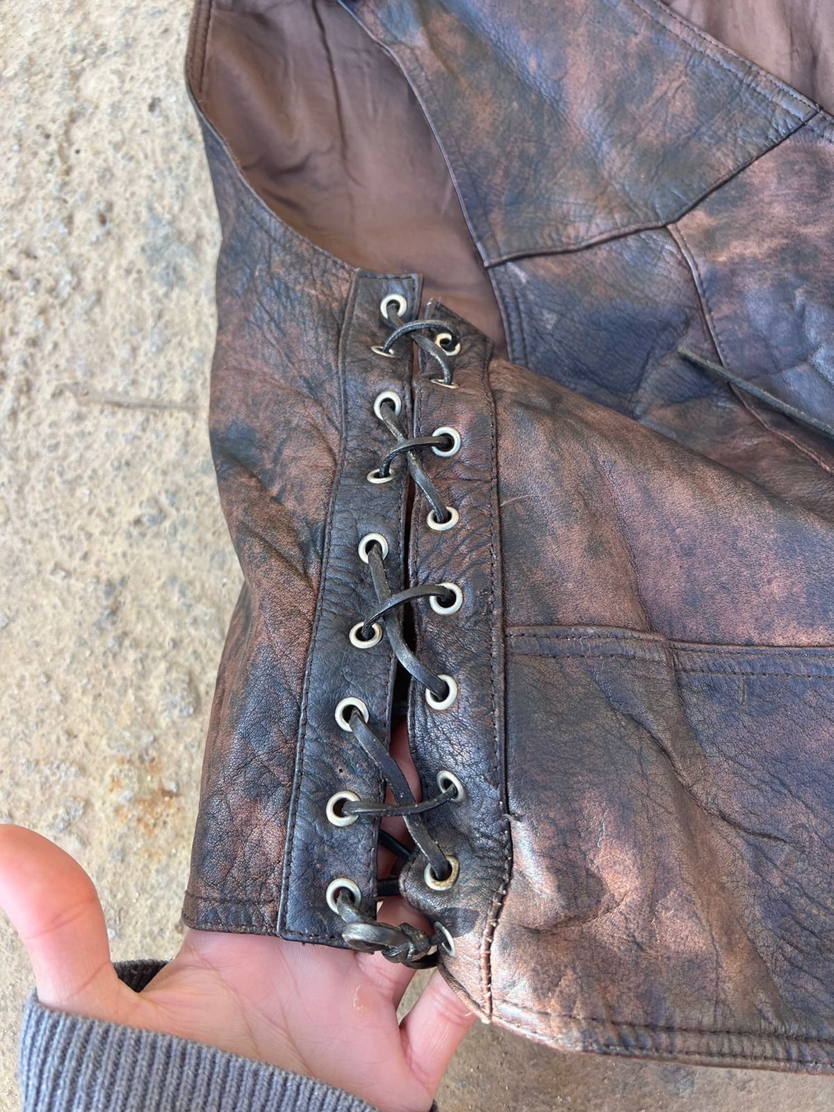 Vintage leather vest