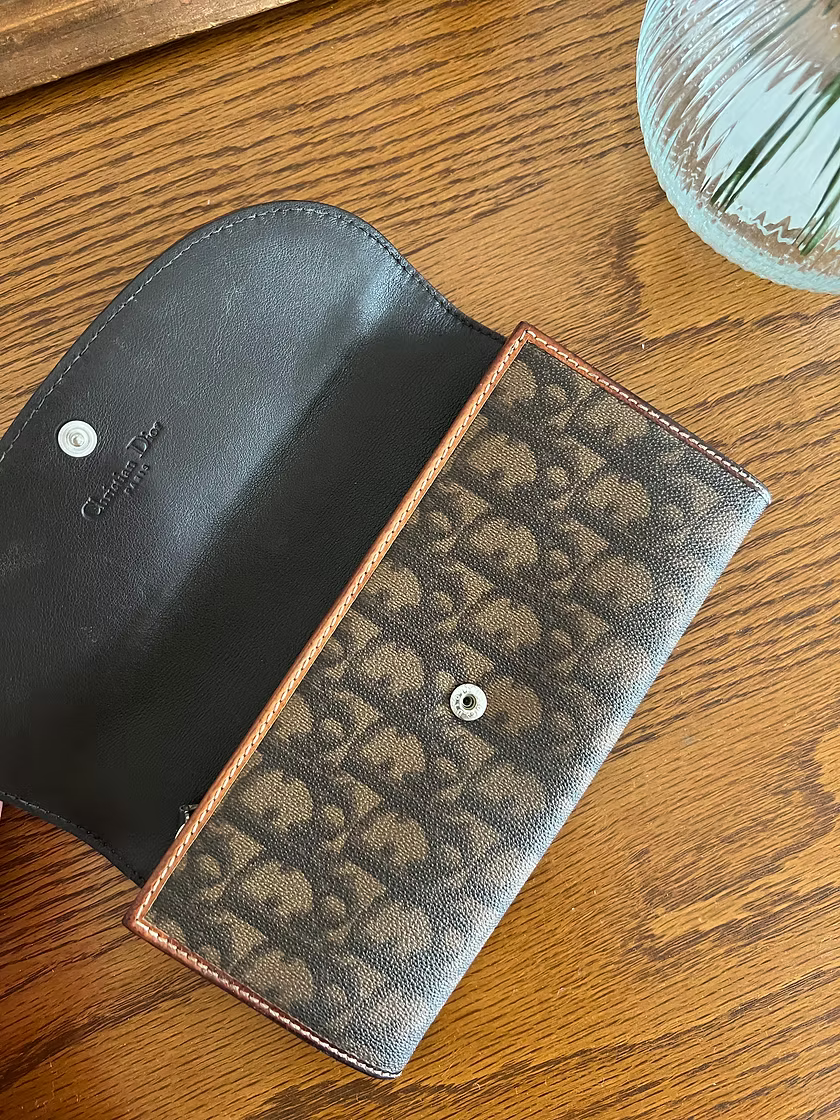 Vintage Dior Monogram Trotter Romantique Wallet 🖤