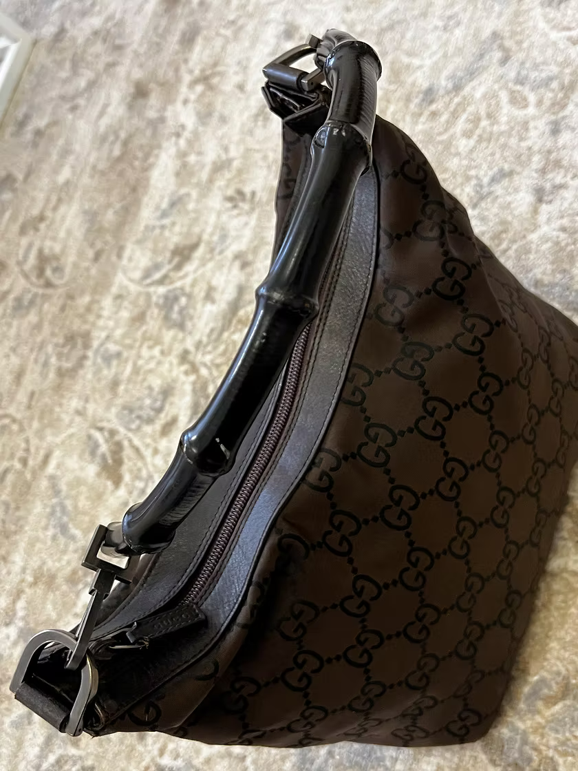 Vintage Gucci Bamboo Handle Shoulder Bag
