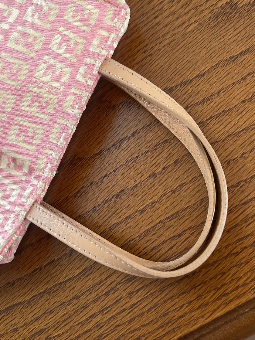 Vintage Fendi Pink Monogram Handbag