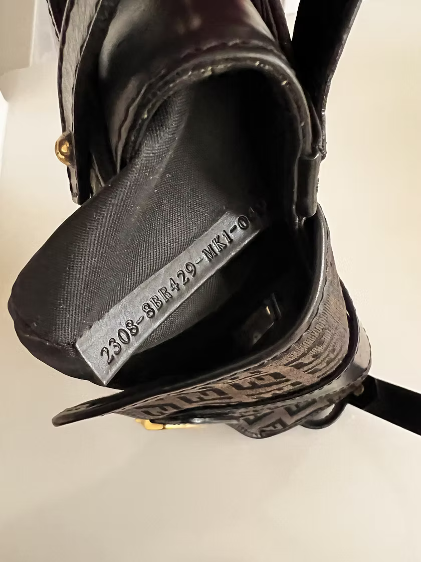 Vintage Fendi Zucchino Shoulder Bag