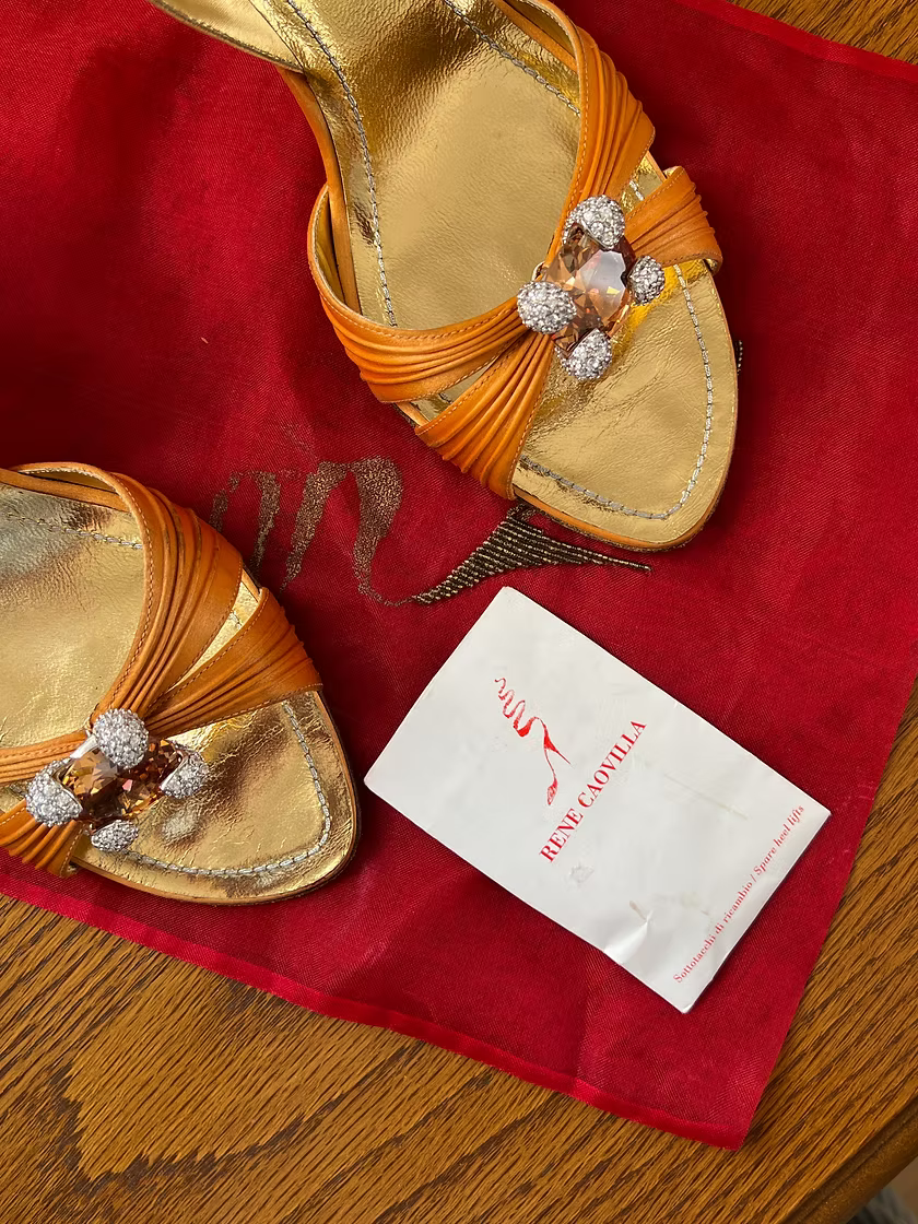 Vintage Rene Caovilla Charm Sandals