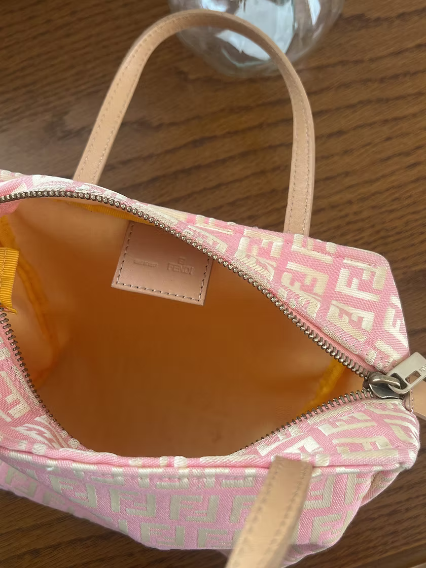 Vintage Fendi Pink Monogram Handbag