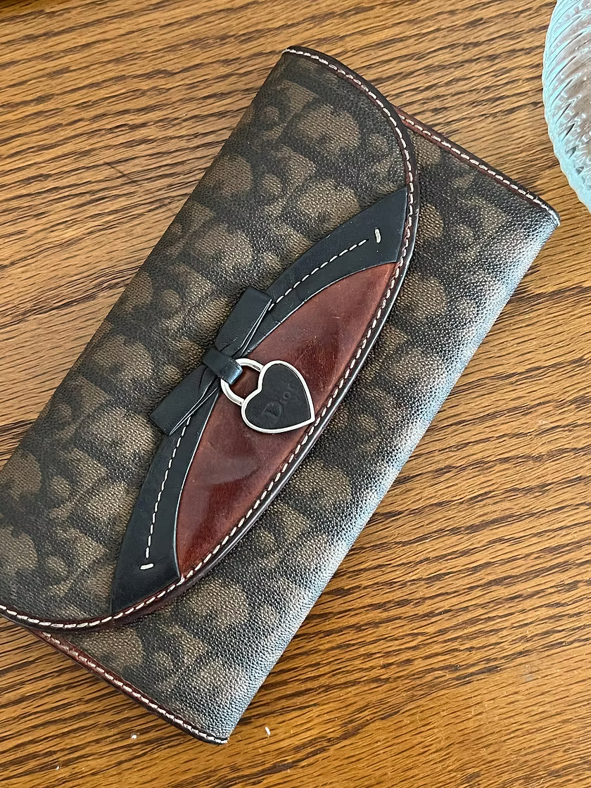 Vintage Dior Monogram Trotter Romantique Wallet 🖤