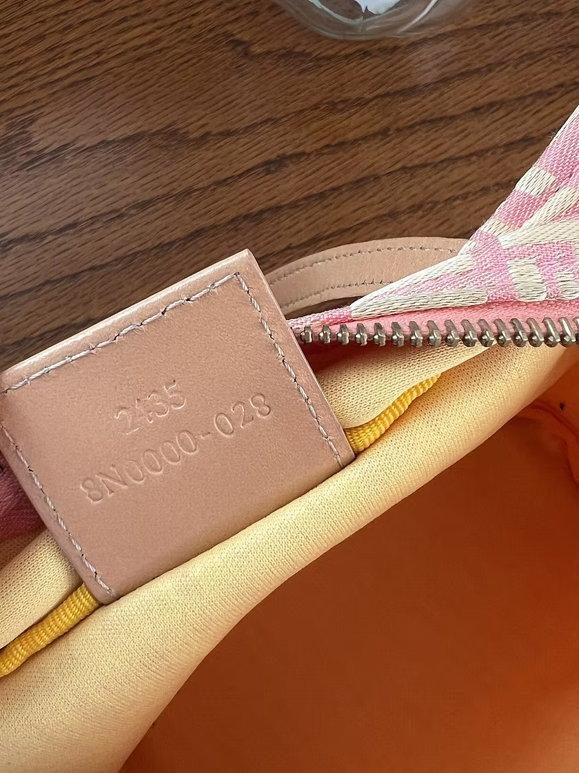 Vintage Fendi Pink Monogram Handbag