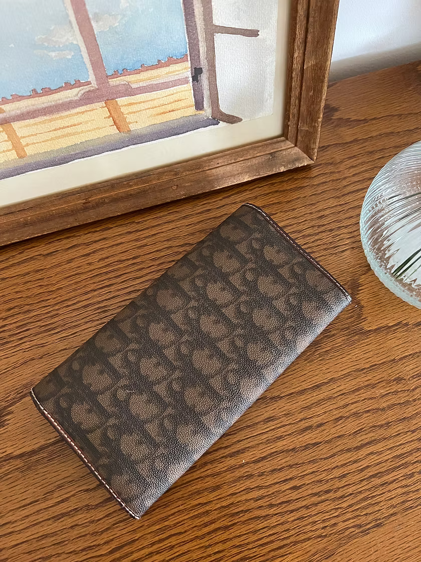 Vintage Dior Monogram Trotter Romantique Wallet 🖤