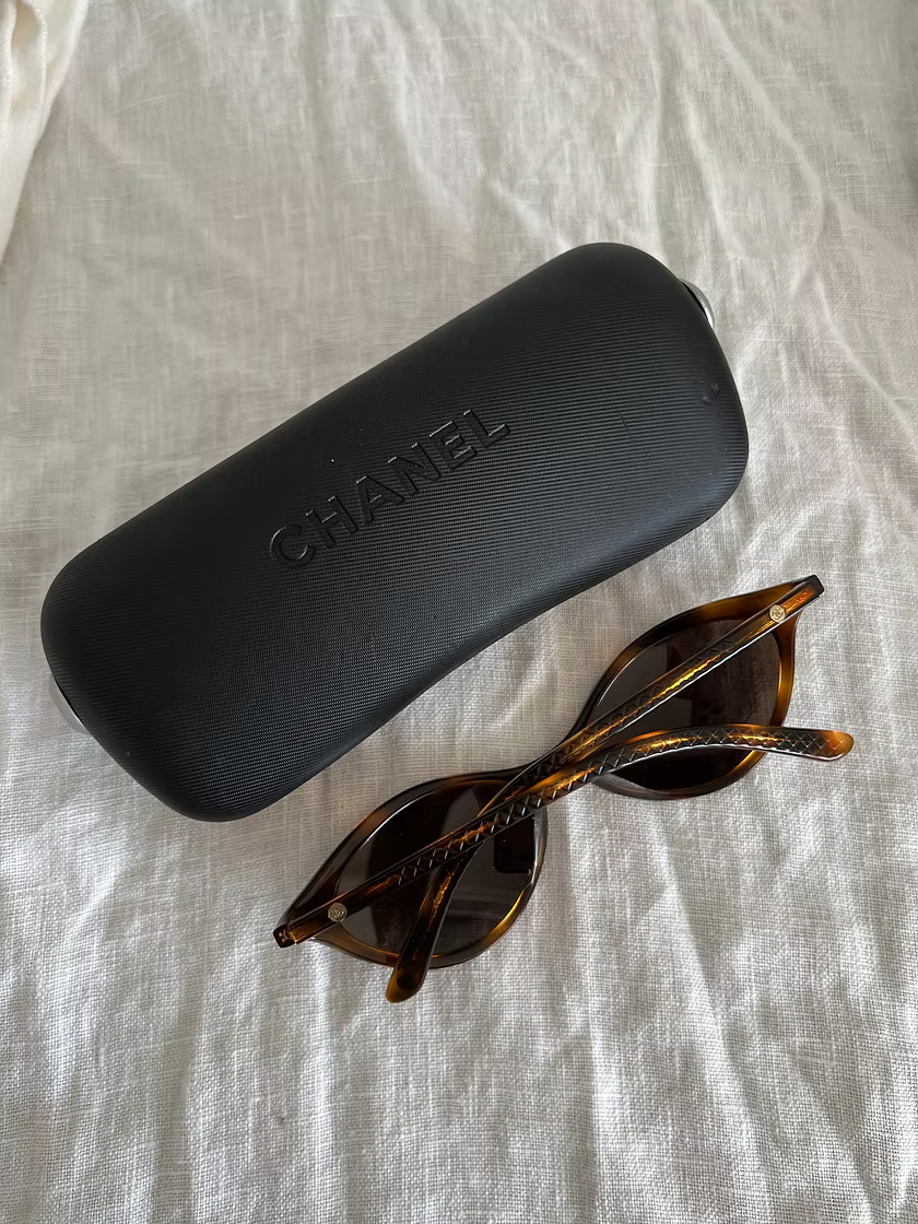 Vintage Chanel Tortoiseshell Sunglasses