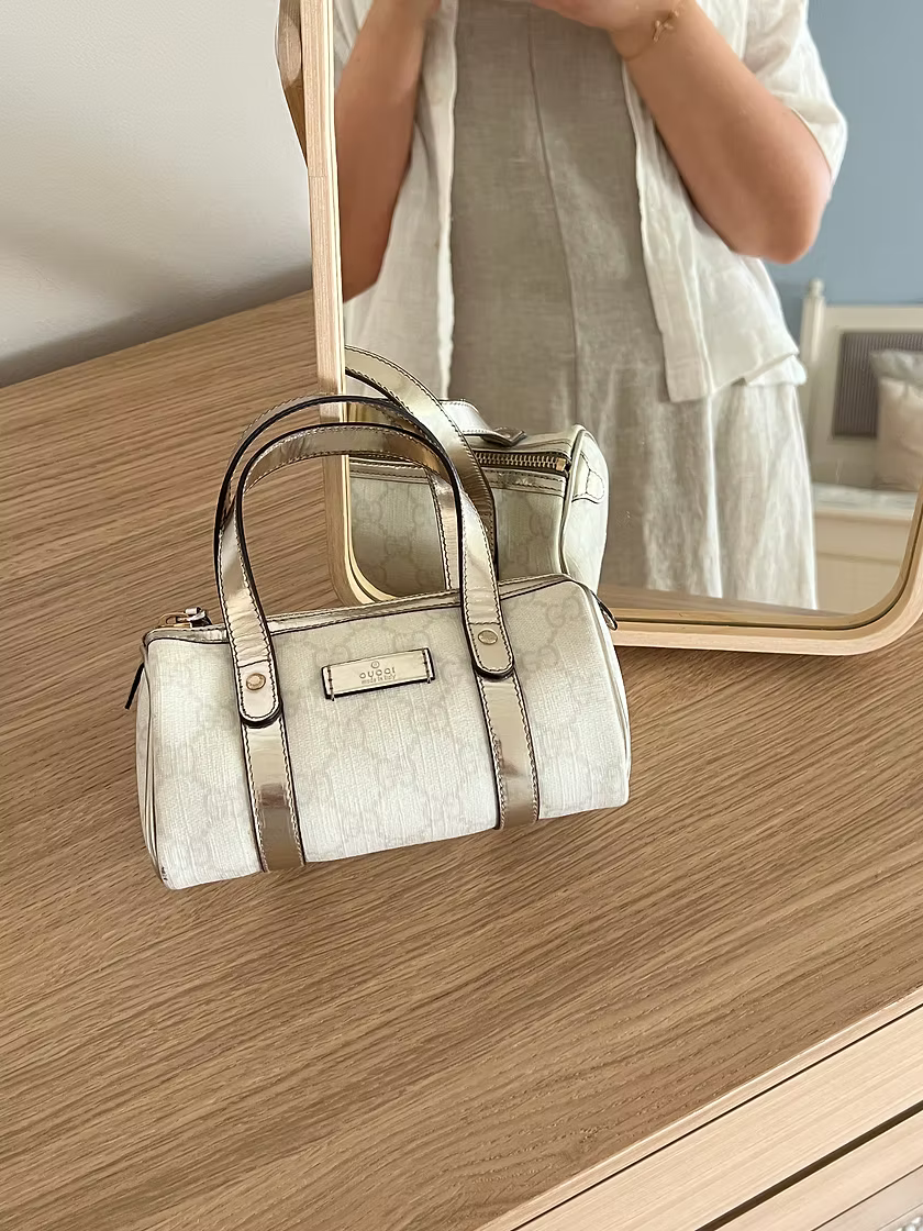 Vintage Gucci Mini Boston Handbag