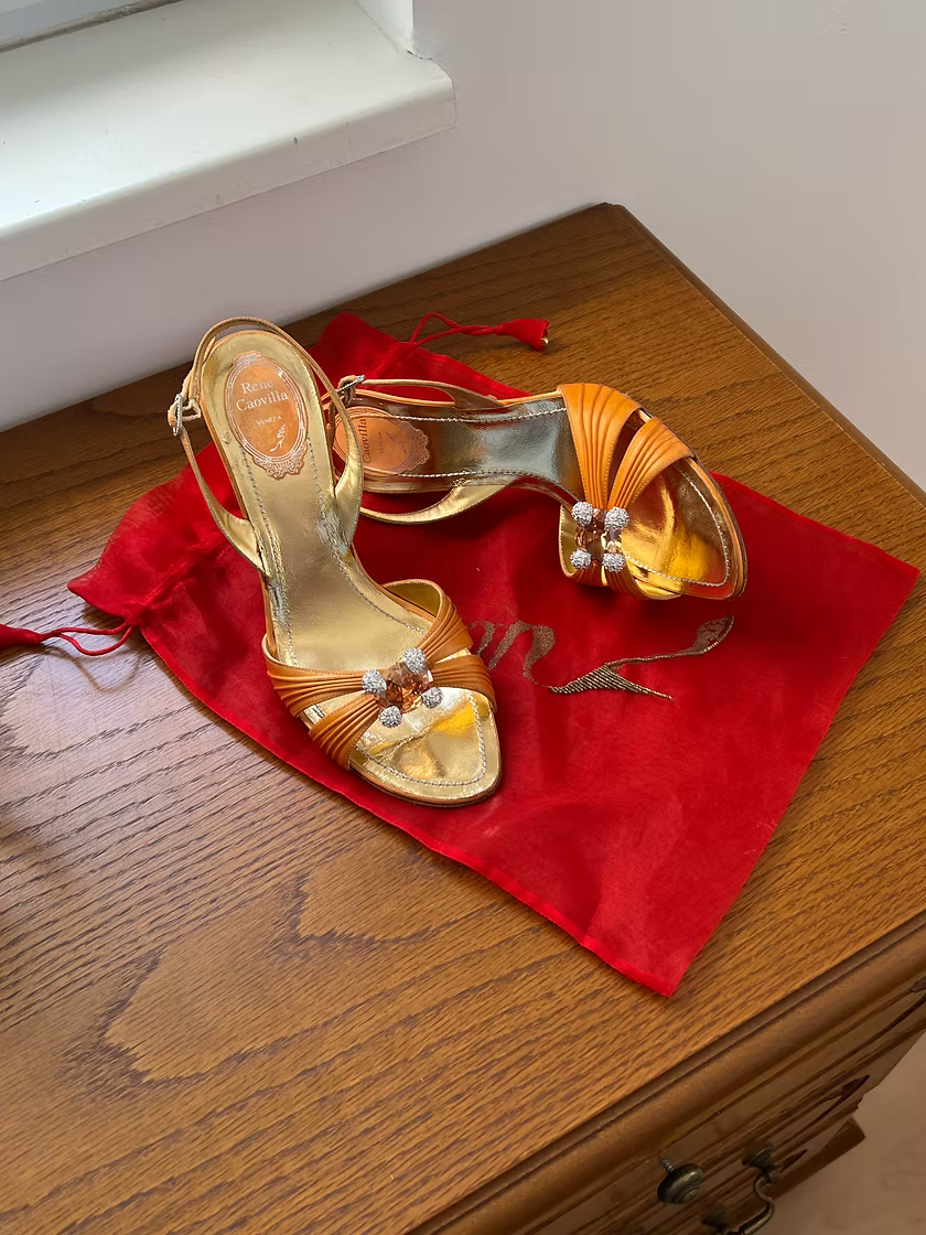 Vintage Rene Caovilla Charm Sandals