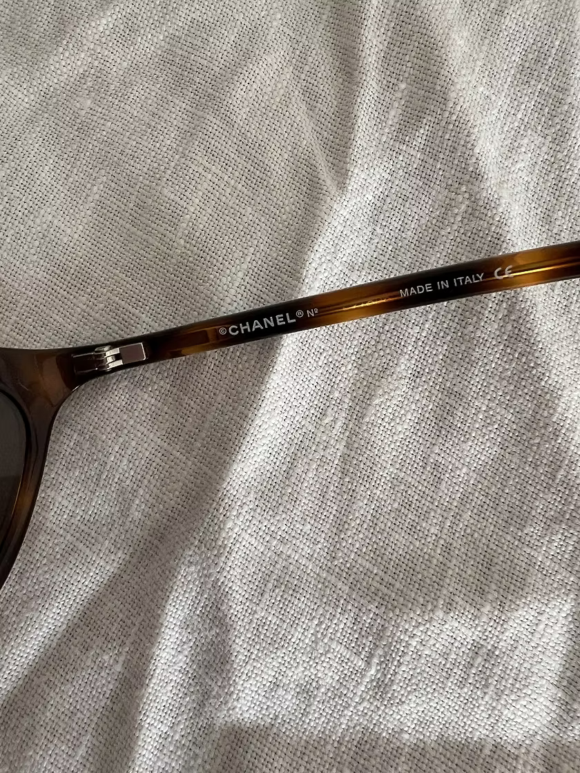 Vintage Chanel Tortoiseshell Sunglasses