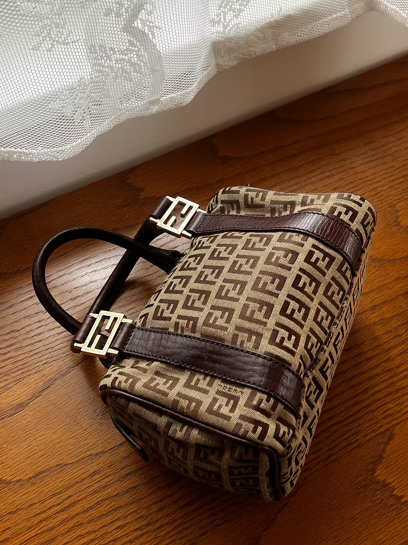 Vintage Fendi Mini Boston Handbag