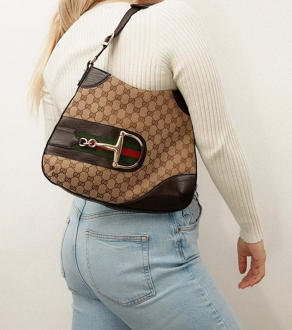 Vintage Gucci Horsebit Shoulder Bag