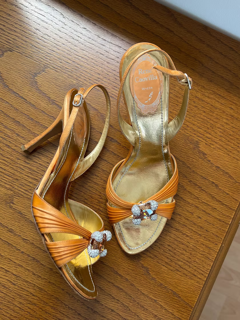 Vintage Rene Caovilla Charm Sandals