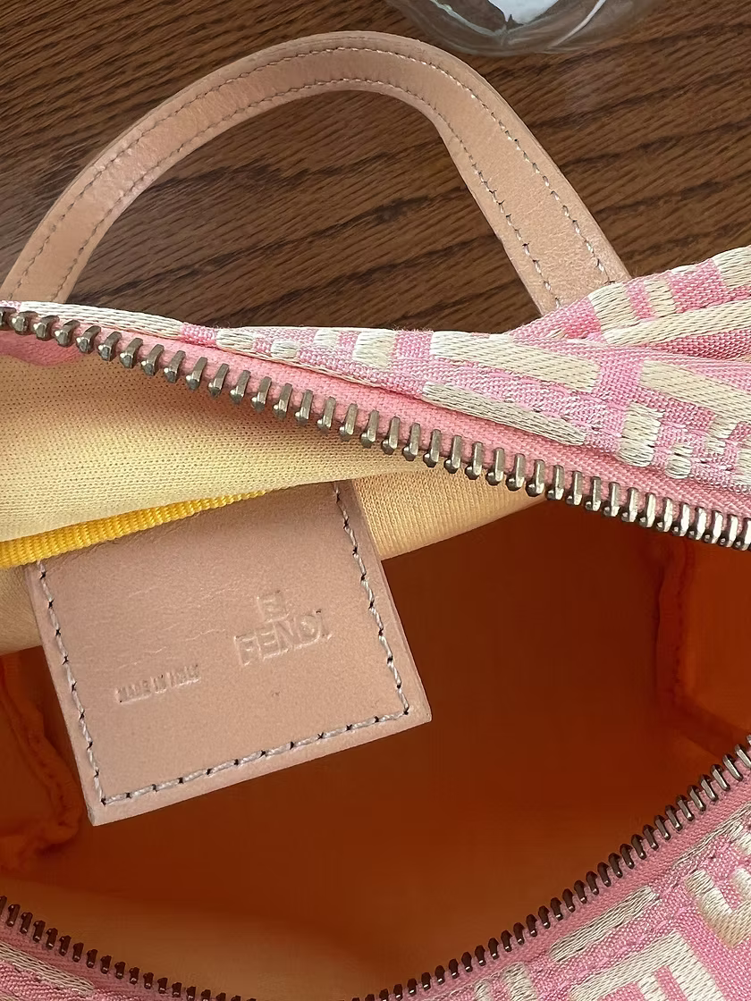 Vintage Fendi Pink Monogram Handbag