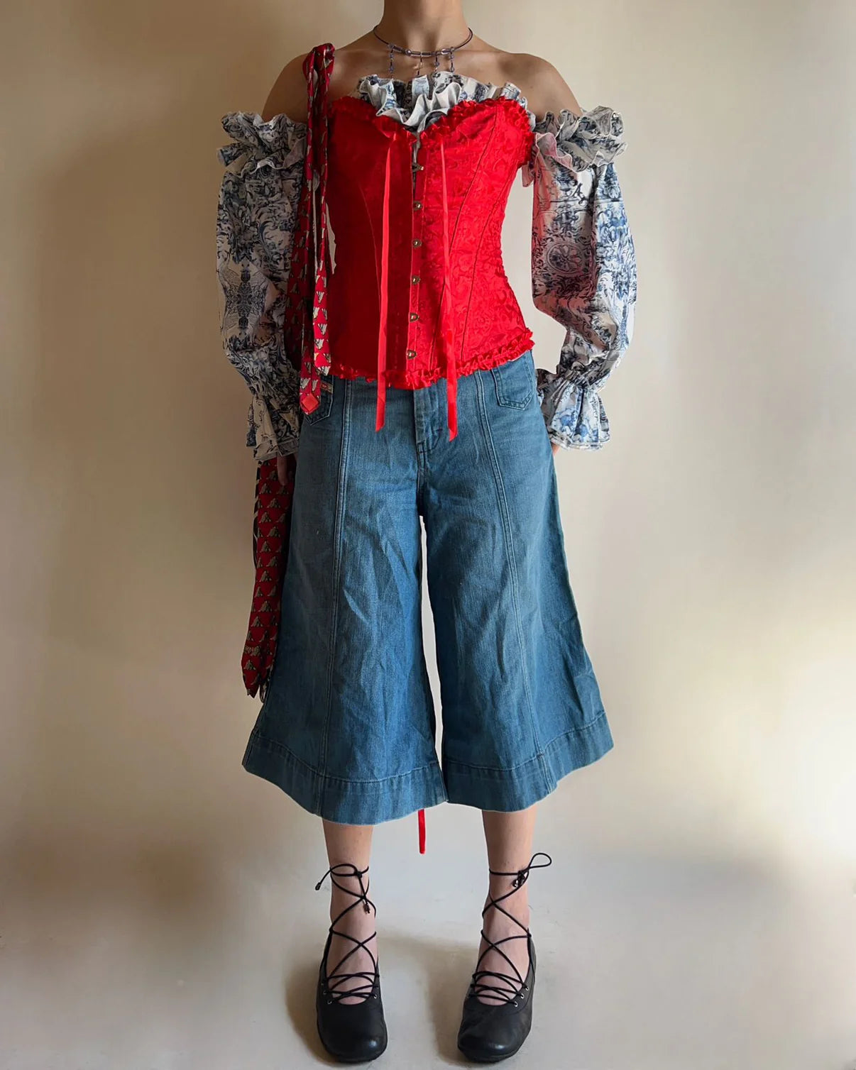 Diesel high waisted long jorts