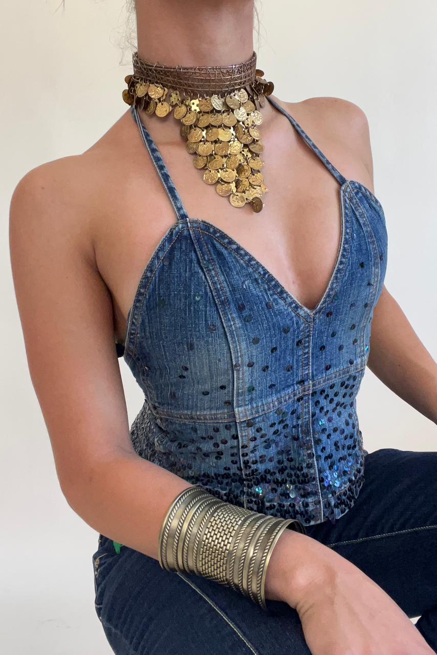 Vintage coin necklace