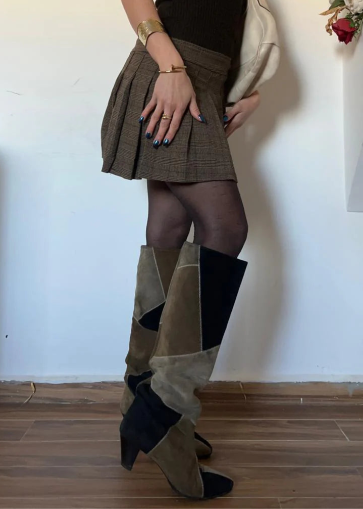 Isabel Marant patchwork boots