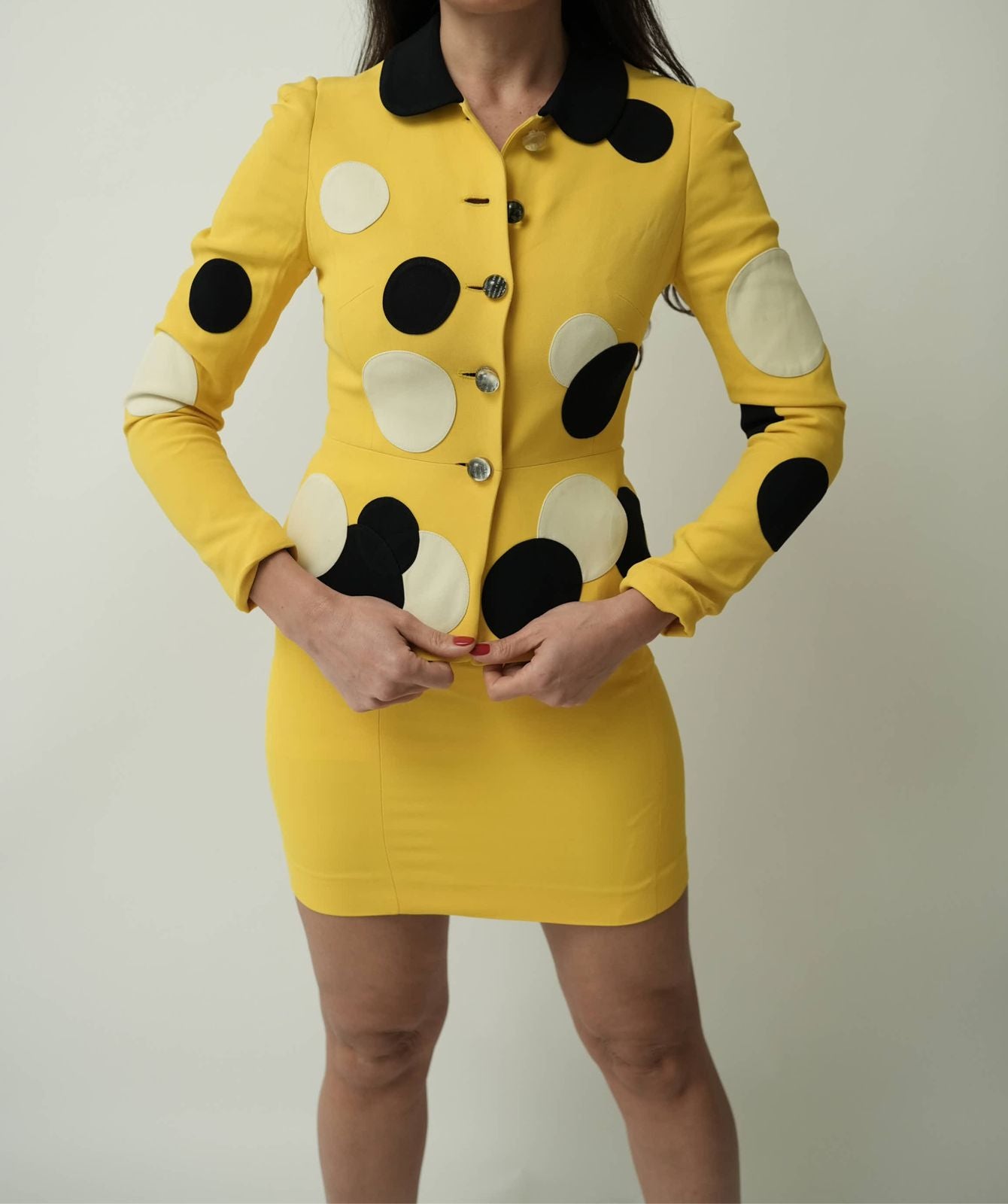 Vintage Cheap and Chic Moschino Skirt Set