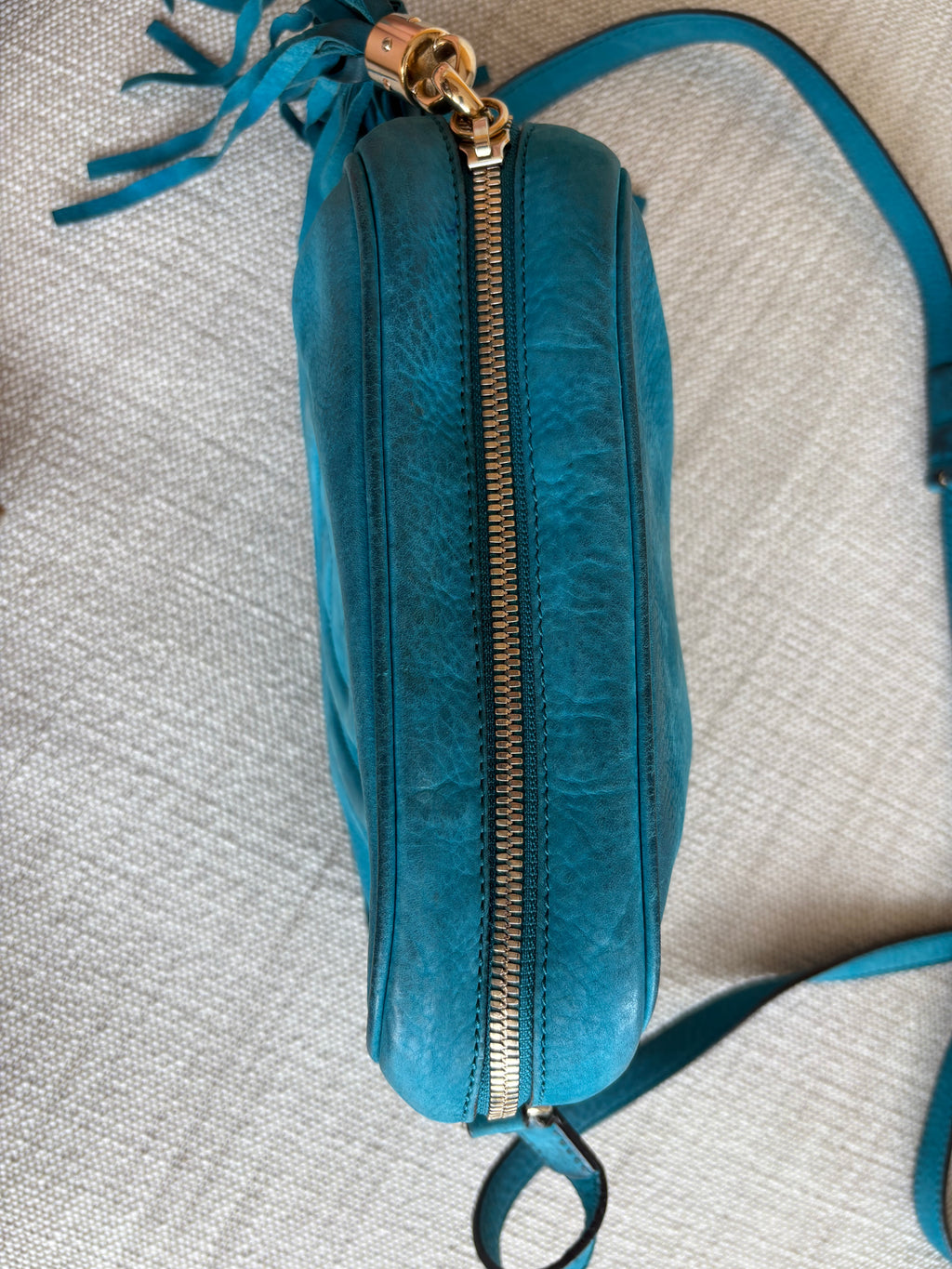Gucci Suede blue bag