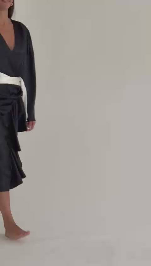 Vintage Ruffled Dress